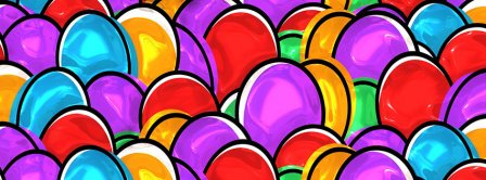 Easters Painted Eggs 2021 Facebook Covers
